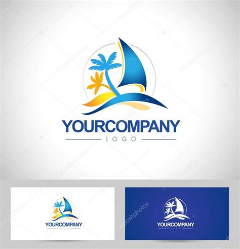 Boat Yacht Logo Design — Stock Vector © twindesigner #66981991