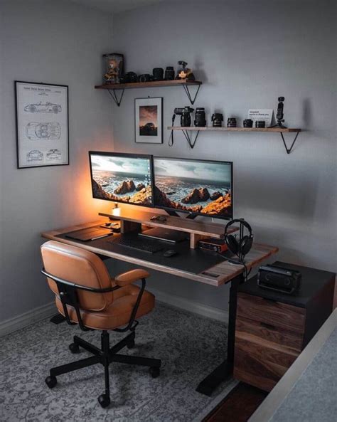 20+ Best Minimalist Desk Setups & Home Office Ideas | Gridfiti | 아파트 ...