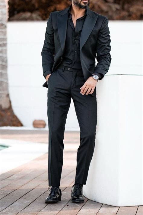 MEN PARTY SUIT Men's Clothing Men Black Suit Suit - Etsy | Black suit ...