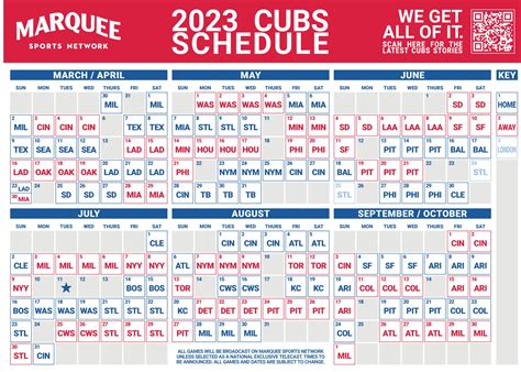 Chicago Cubs 2024 Schedule Pdf - Brear Cissiee