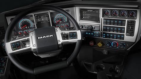 Mack Trucks Updates Mack® Pinnacle™, Granite® Models with New Driver ...