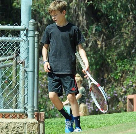 Romeo Beckham's tennis coach believes that the youngster could win ...