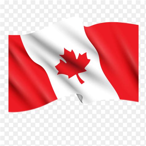 Canada flag on transparent PNG - Similar PNG