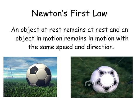 What is Newton's first law of motion with examples? - Brainly.in