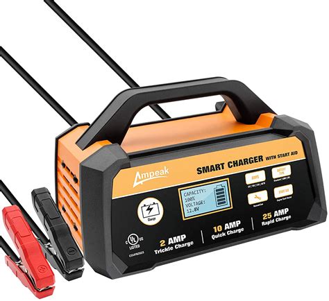 Ampeak 2/10/25A Smart Battery Charger/Maintainer 12V Nepal | Ubuy