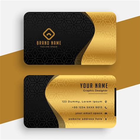 Details 100 gold business card background - Abzlocal.mx