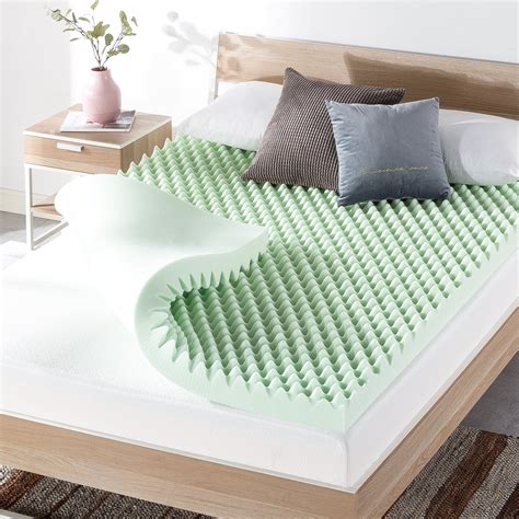 Best Price Mattress 4 Inch Egg Crate Memory Foam Mattress Topper with ...