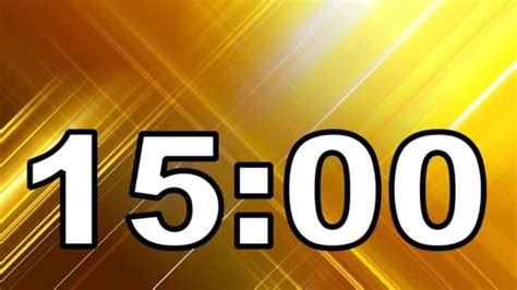 15 minute countdown timer - Wasbing