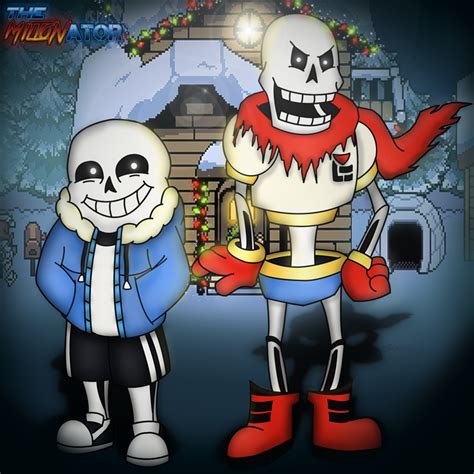 A Peculiar House in Snowdin (Sans and Papyrus) by Miltonator on DeviantArt