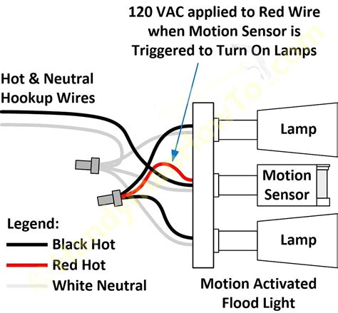 Motion Sensor Light Switch Circuit Diagram