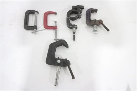 (22) Hanging C Clamps of Various Brands & Sizes · AVGear