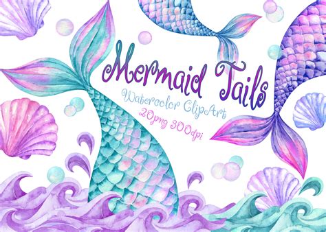 Mermaid Tail Clip Art Wallpaper