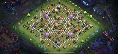 Trophy (Defense) Base TH11 with Link, Hybrid - Clash of Clans 2023 ...