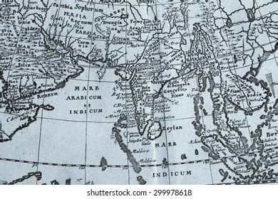 Old Maps Asia Stock Photo 299978618 | Shutterstock