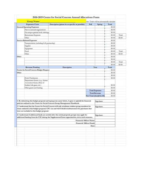 50 Free Budget Proposal Templates (Word & Excel) ᐅ TemplateLab