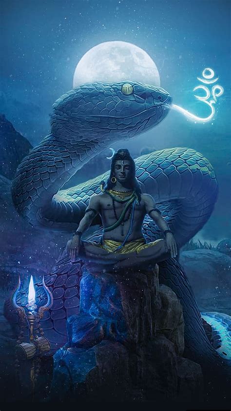 1920x1080px, 1080P free download | Shiva, Snake Background, mahadev ...