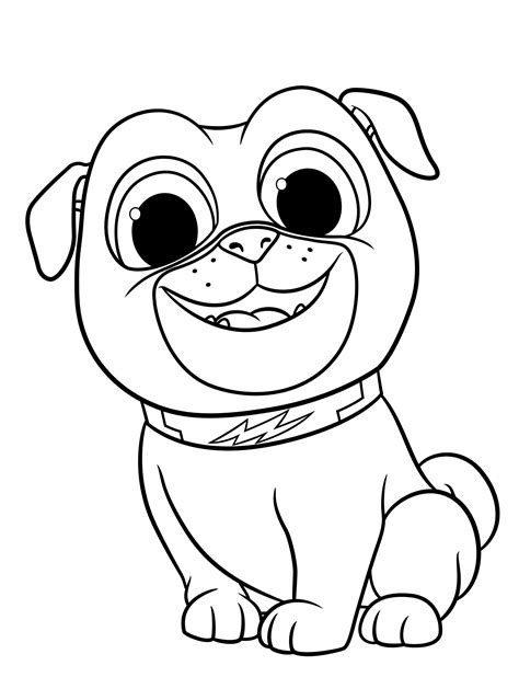 Puppy Coloring Pages Free Printable