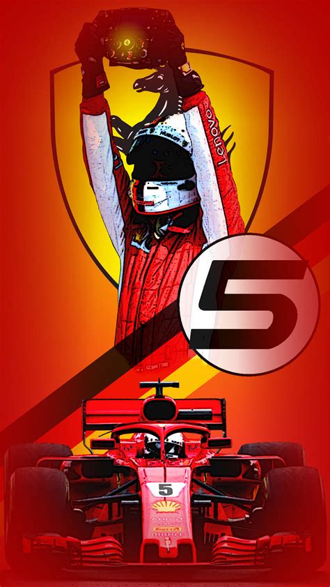 Sebastian Vettel Ferrari 2018 Wallpaper by ApoLuke72 on DeviantArt