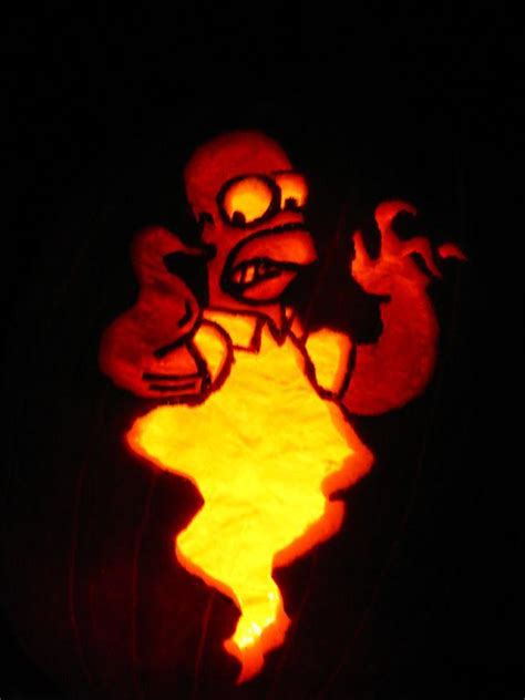 30 Awesome Pumpkins Artwork of The Simpsons