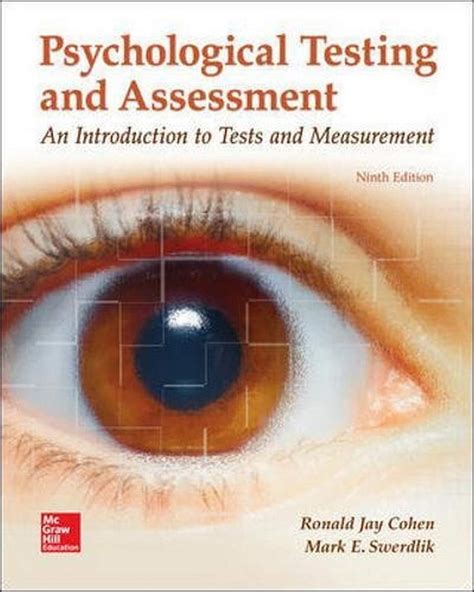 Amazon.com: Psychological Testing and Assessment: 9781259870507: Cohen ...