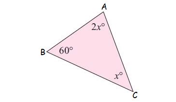 Angle Sum Property of Triangle Worksheet