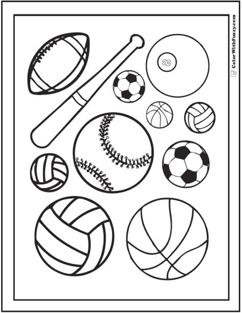 121+ Sports Coloring Sheets Customize And Print PDF