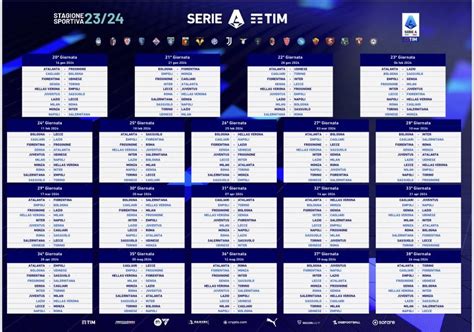 Serie A fixtures schedule 2023-24 in full - Football Italia