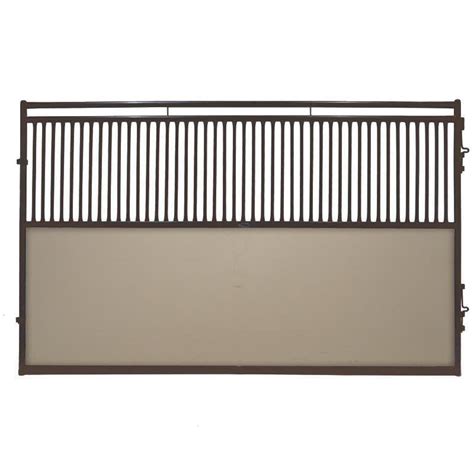 Priefert Premier Stall Panel 12` Bar Poly Installed Stall Fronts, Horse ...