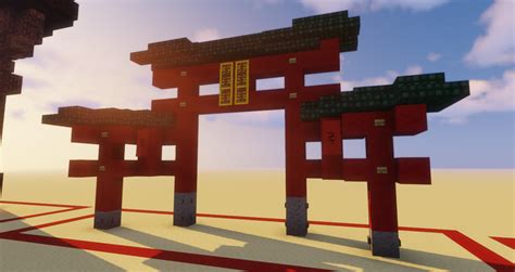 Japanese Torii Gate Minecraft