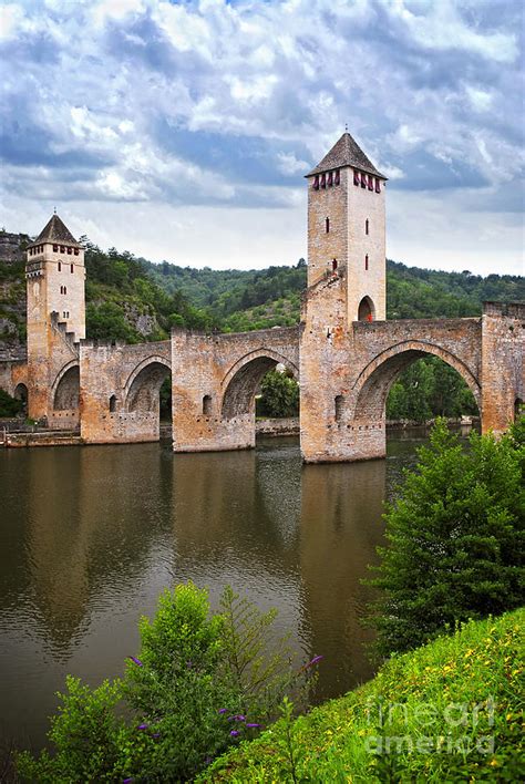 Valentre bridge in Cahors France Photograph by Elena Elisseeva