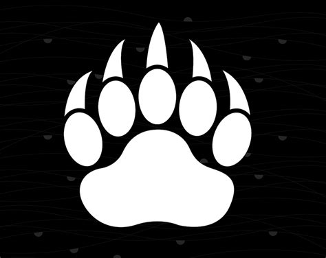 Bear paw print svg free - erlv