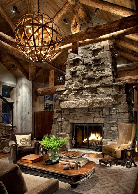 Rustic Ski Lodge - Home Bunch Interior Design Ideas