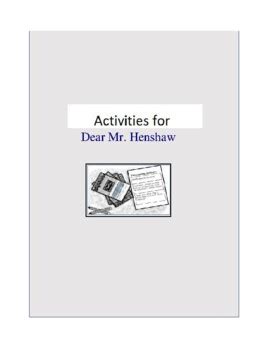 Activities for Dear Mr. Henshaw | TpT