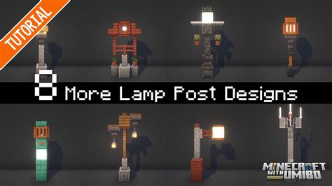 8 More Lamp Post Designs for Minecraft - YouTube