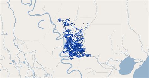 East Baton Rouge Parish, Louisiana Subdivisions | Koordinates