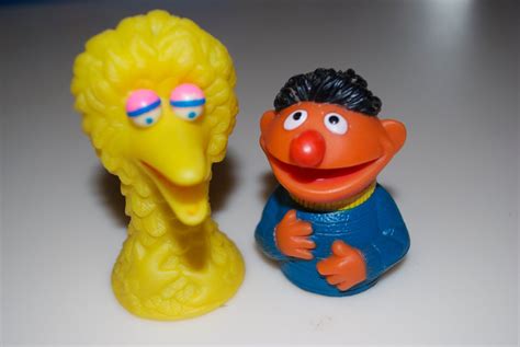 Ernie & Big Bird Sesame Street Finger Puppets