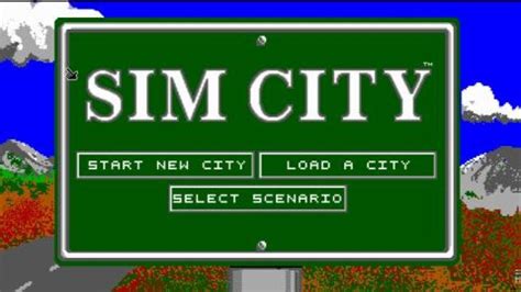 SimCity gameplay (PC Game, 1989) - YouTube