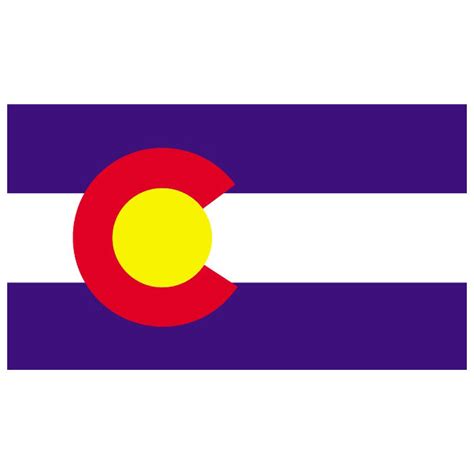 Colorado flag Royalty Free Stock SVG Vector