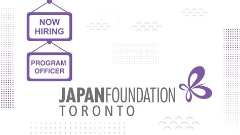 Job Opening -The Japan Foundation, Toronto