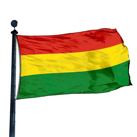 Triple Stripe Flag: Red/ Yellow/ Green | FlagandBanner.com