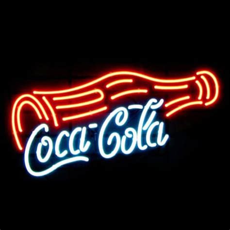 Coca Cola Bottle Neon Signbeer Neon Signspub Signsneon Bar - Etsy