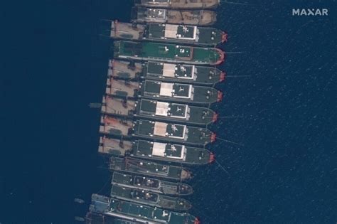 LOOK: Chinese vessels anchored at Julian Felipe Reef | ABS-CBN News