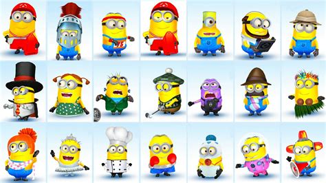 Minion Rush All Characters | Despicable Me Minions | Minion Rush All ...