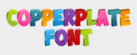 Copperplate Font Text Effect and Logo Design Font