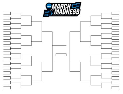 Ncaa March Madness Bracket Printable