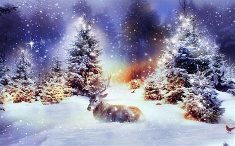 Winter Christmas Pictures Wallpapers - Wallpaper Cave