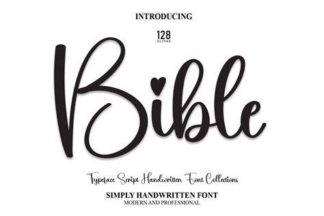 Bible Font by andikastudio · Creative Fabrica