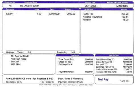 10+ Payslip Templates - Word Excel PDF Formats