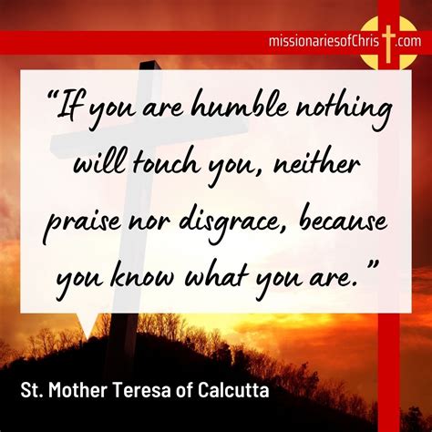 Saint Mother Teresa Quote on Humility - Missionaries of Christ ...