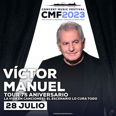 Victor Manuel confirma su presencia en Concert Music Festival 2023